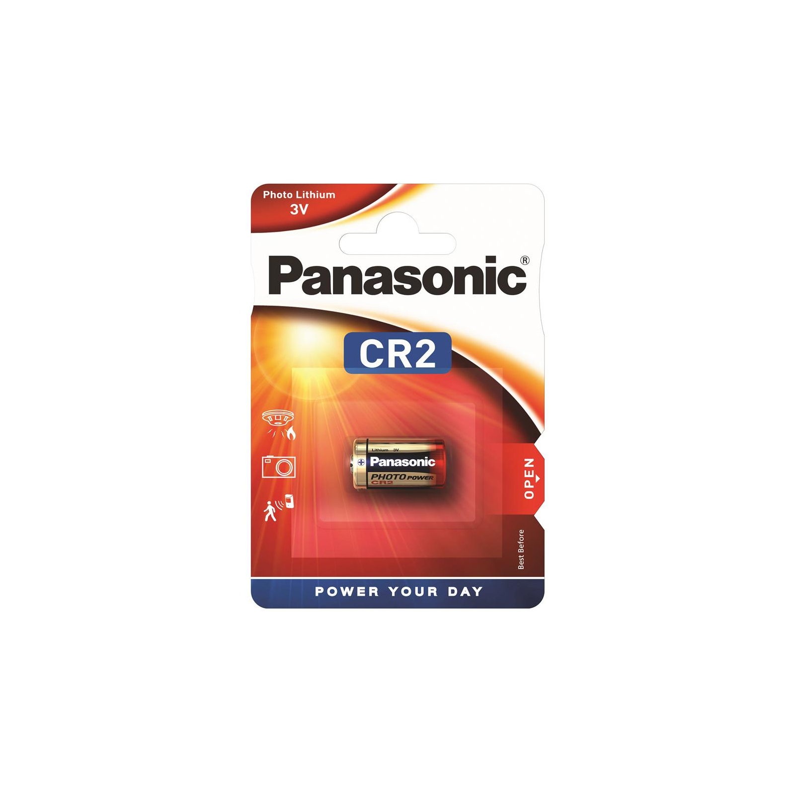 Батарейка Panasonic CR2 Lithium (CR-2L/1BP)