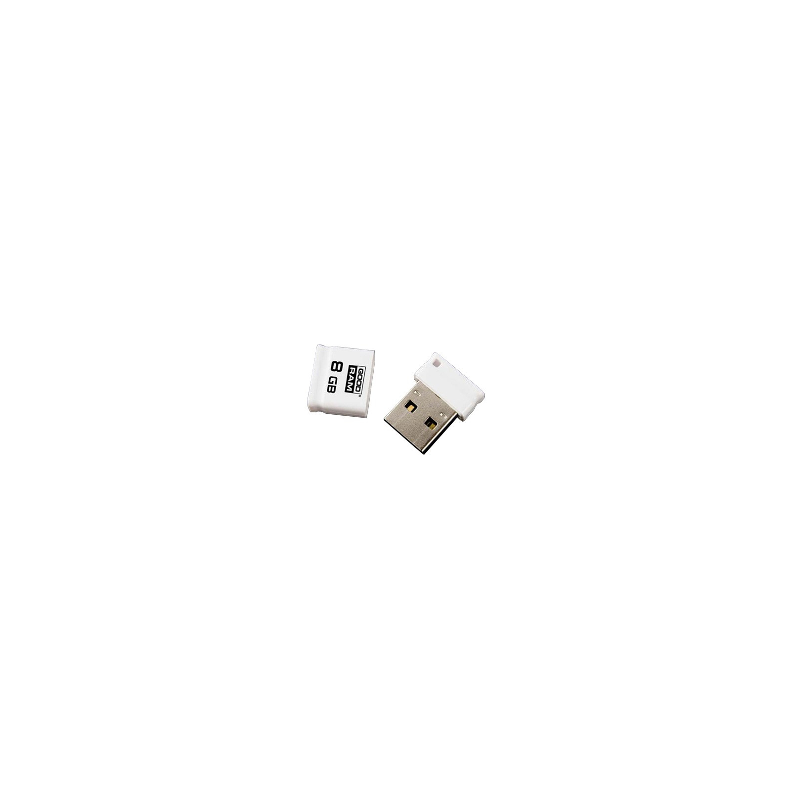 USB флеш накопичувач Goodram 8Gb Piccolo white (PD8GH2GRPIWR10)
