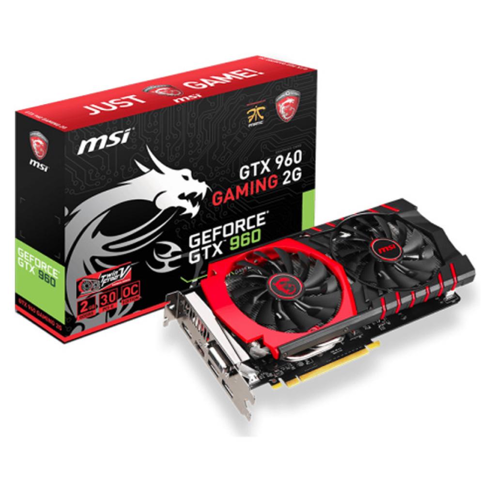 ᐈ Купить видеокарту MSI GeForce GTX960 2048Mb GAMING (GTX 960