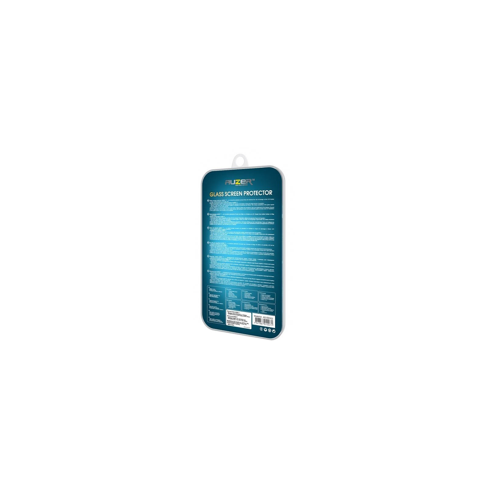 Скло захисне Auzer для Samsung Galaxy A3 (AG-SSGA3) зображення 2