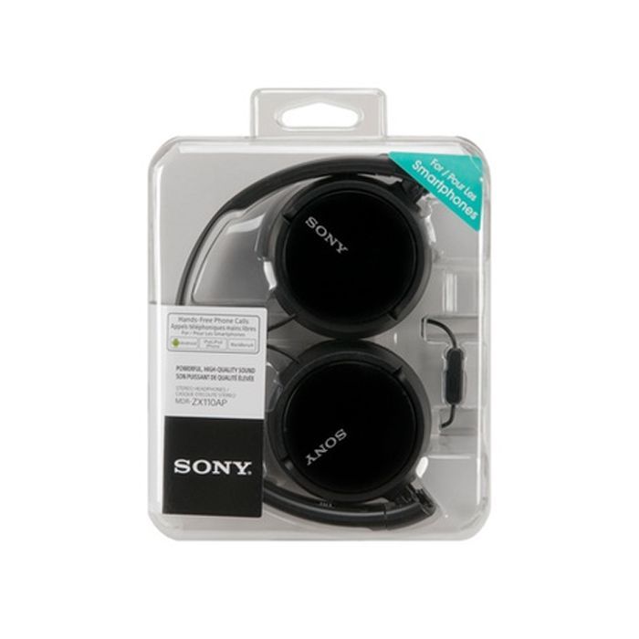 Наушники Sony MDR-ZX110AP Black (MDRZX110APB.CE7) изображение 4