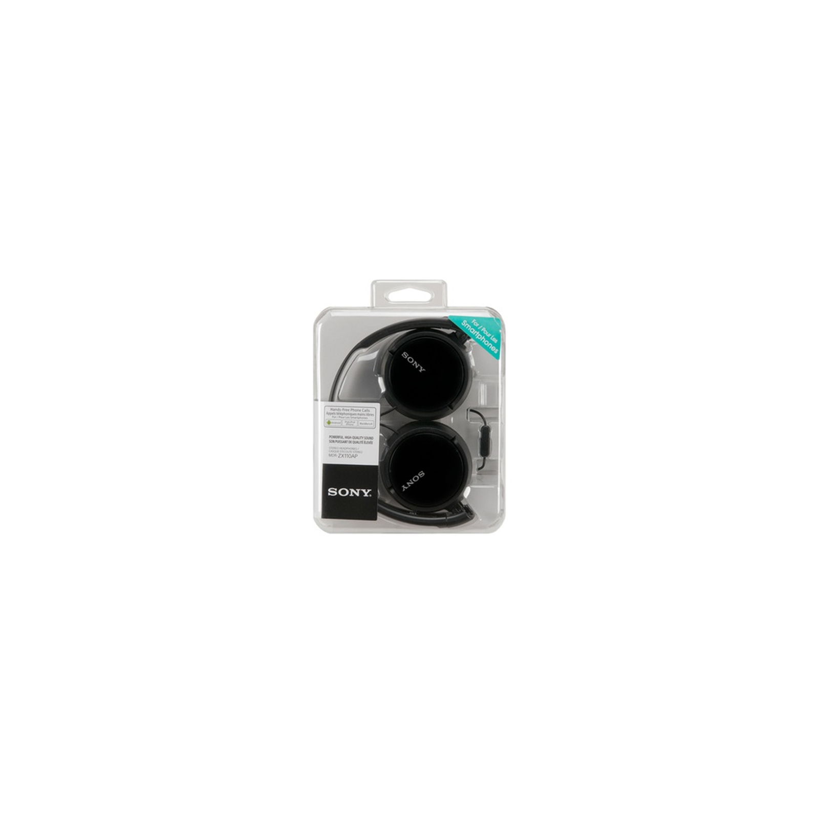 Навушники Sony MDR-ZX110AP Black (MDRZX110APB.CE7) зображення 4