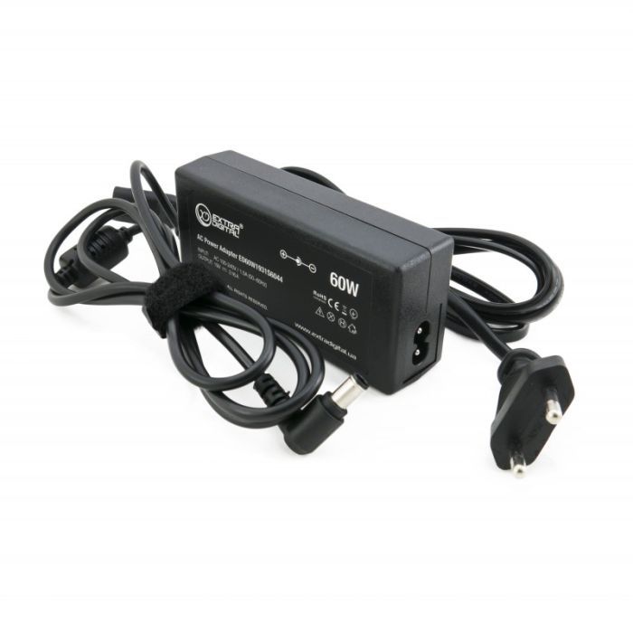 Блок питания к ноутбуку Extradigital Sony 19V, 3.16A, 60W (6.0x4.4) (PSS3845) изображение 2