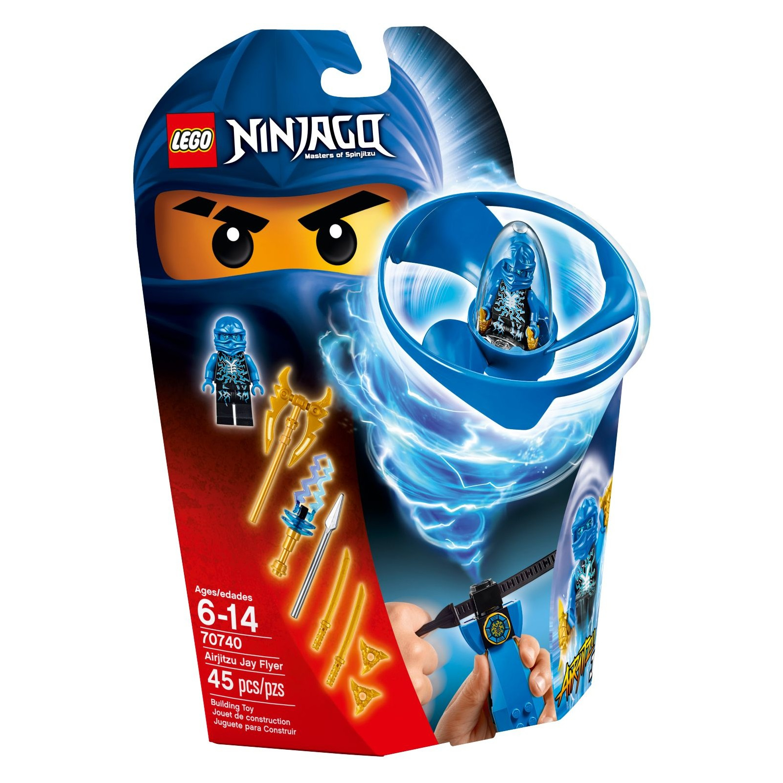ᐈ Купити конструктор LEGO Ninjago Флайер Аэроджитцу Джея (70740