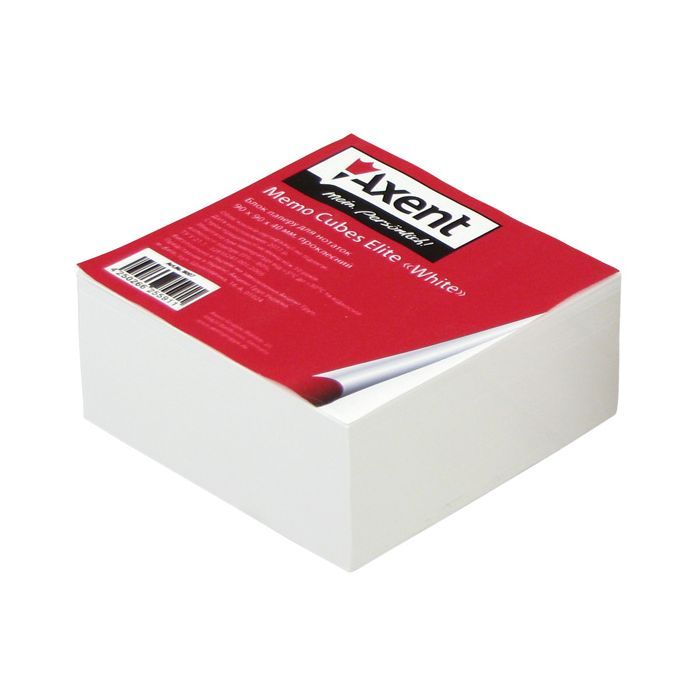 Папір для нотаток Axent Elite "White" 90Х90Х40мм, glued (8007-А)