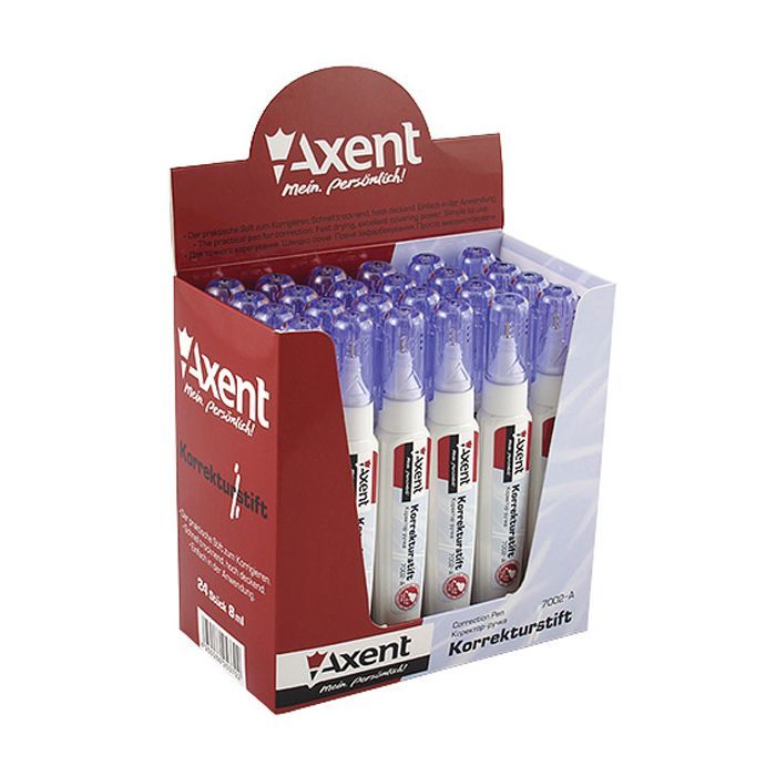 Корректор Axent pen 8 ml (display) (7002-А) изображение 2