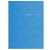Блокнот Buromax spiral side, А4, 80sheets, Barocco, square, blue (BM.2446-614)