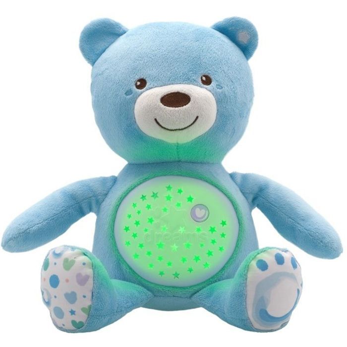 Развивающая игрушка Chicco Медвежонок музыкальный голубой (08015.20)