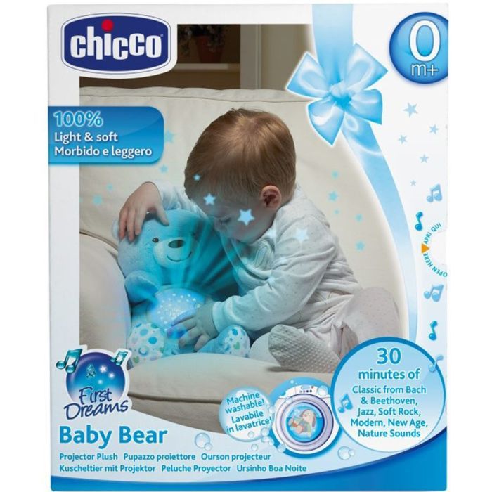 Развивающая игрушка Chicco Медвежонок музыкальный голубой (08015.20) изображение 3