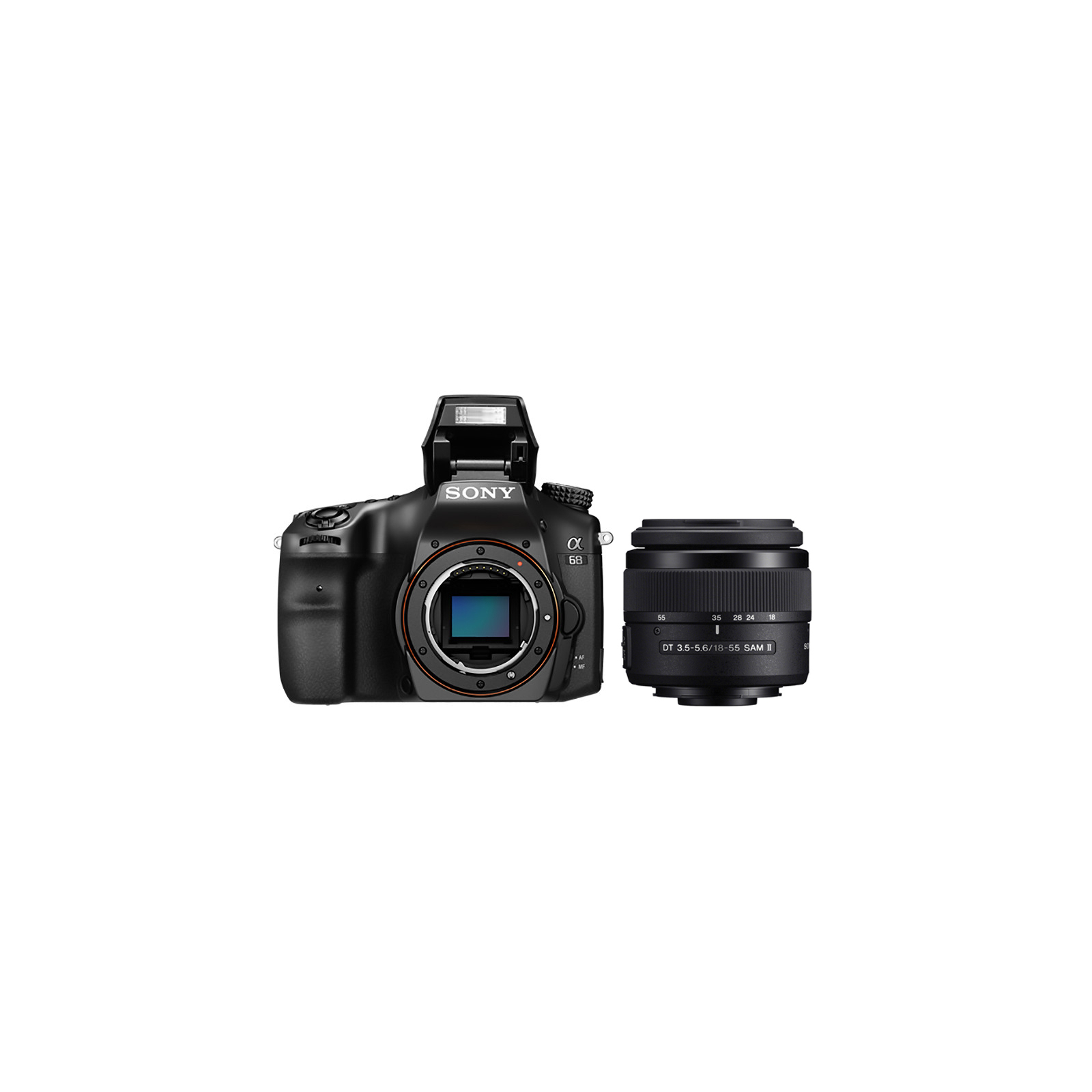 Цифровий фотоапарат Sony Alpha A68 kit 18-55mm Black (ILCA68K.CEC) зображення 12