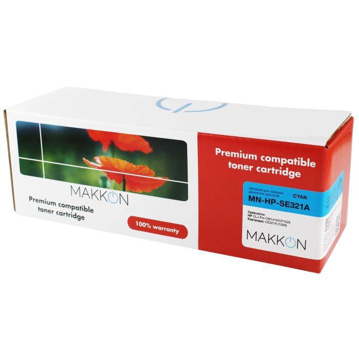 Картридж Makkon HP CLJP CE320A (128A) (SE320A) 2k black (MN-HP-SE320A)
