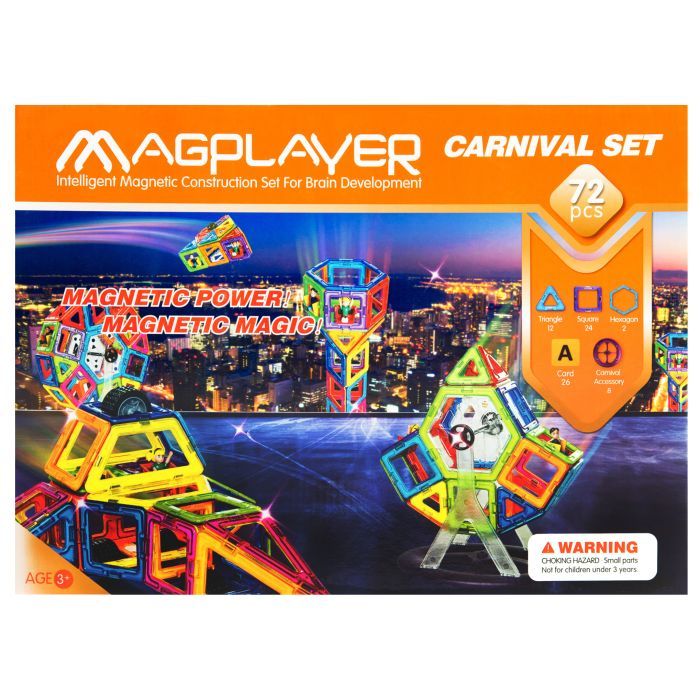 Конструктор Magplayer Набір 72 елементи (MPA-72)