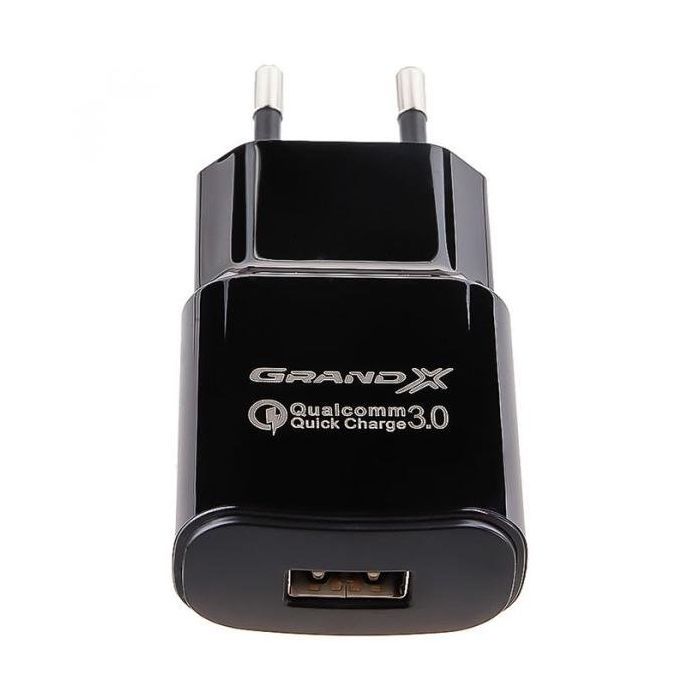 Зарядний пристрій Grand-X CH-550BM (Quick Charg QC3.0 Grand-X 3.6V-12V, 3A-1.5A + DC c (CH-550BM) зображення 3