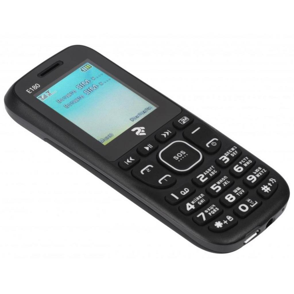 Мобільний телефон 2E E180 Dual Sim Black-Blue (708744071163) зображення 6