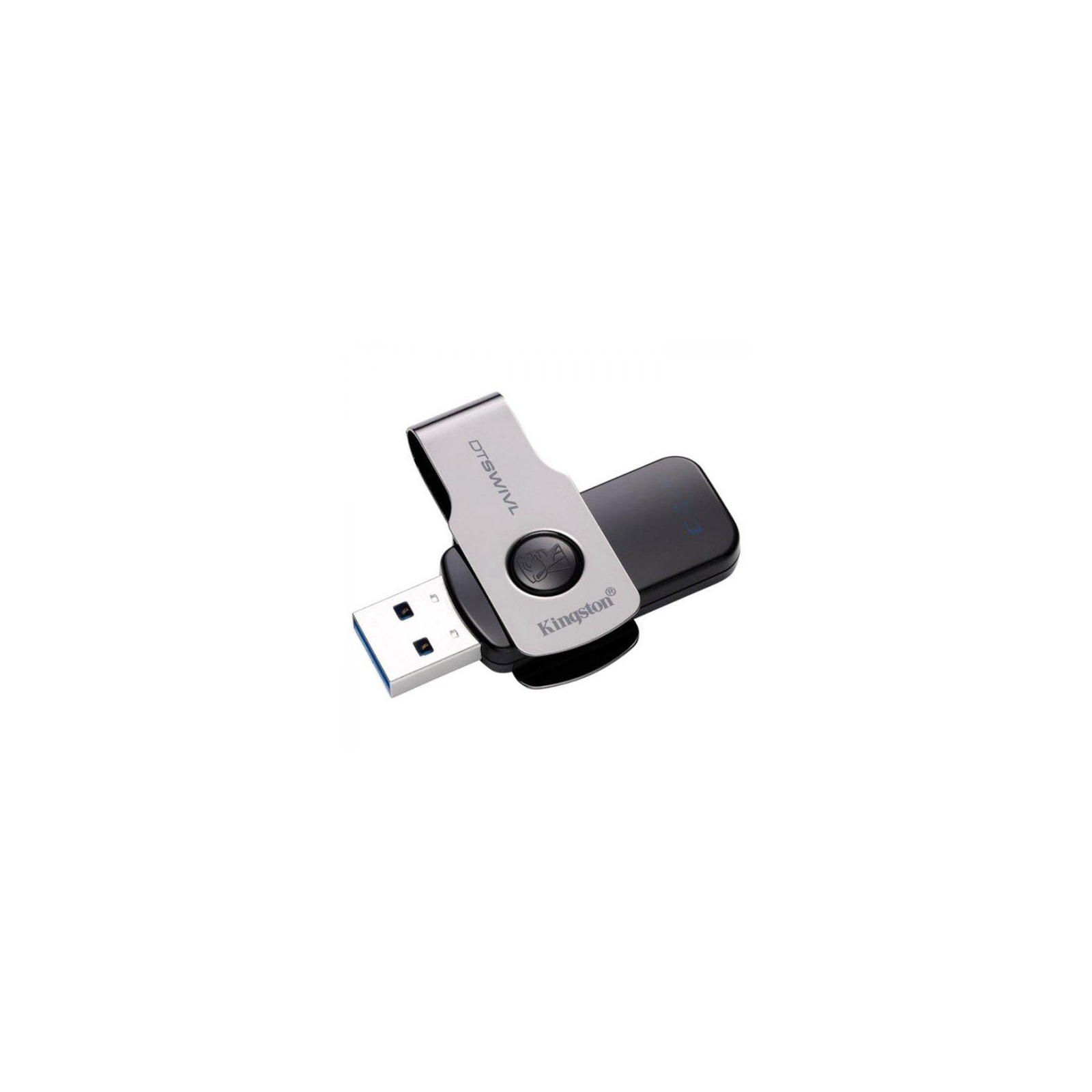 USB флеш накопичувач Kingston 32GB DT SWIVL Metal USB 3.0 (DTSWIVL/32GB) зображення 2