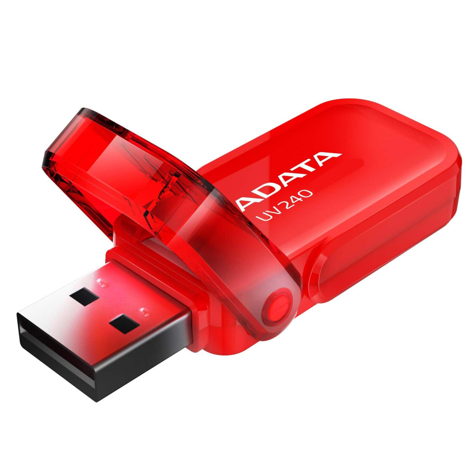 USB флеш накопичувач ADATA 8GB UV240 Red USB 2.0 (AUV240-8G-RRD) зображення 2