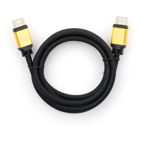 Photos - Cable (video, audio, USB) Vinga Кабель мультимедійний HDMI to HDMI 5 m metal V2.0   (VCPDCHDMI2VMM5BK)