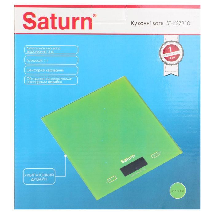 Весы кухонные Saturn ST-KS7810 green изображение 4