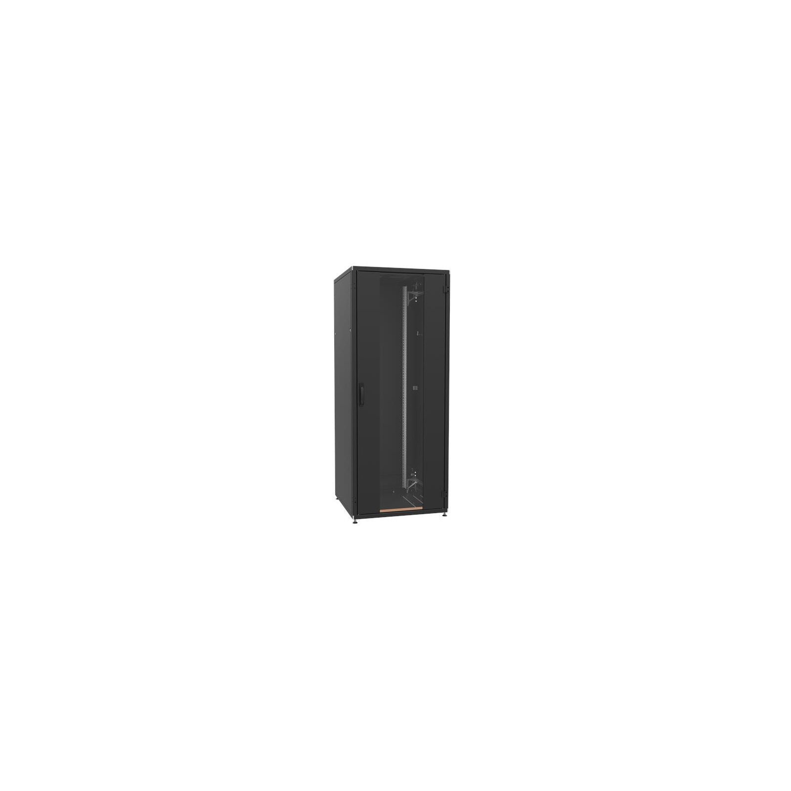 Шкаф напольный Zpas 42U 800x800 glass door black (IT-428080-69AA-2-161-FP)