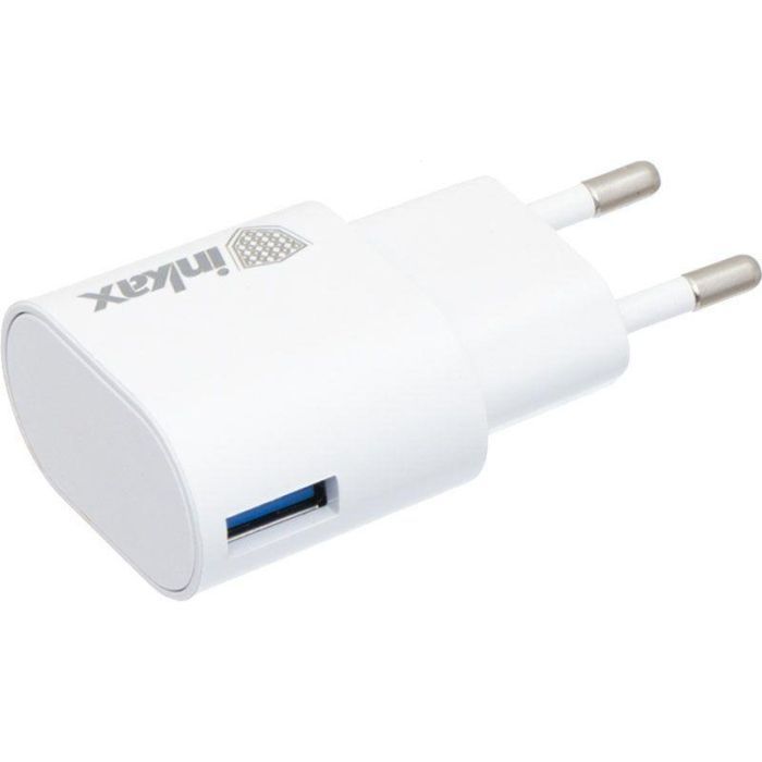 Зарядное устройство Inkax CD-08 + iPhone4 cable 1USB 1A White (F_72199) изображение 2