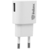 Зарядное устройство Inkax CD-08 + iPhone4 cable 1USB 1A White (F_72199)
