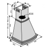 Вытяжка кухонная Ventolux VICENZA 60 CREMA (750) PB IT изображение 6