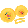 Набір дитячого посуду Baby Team 4 од. жовтий (6010 черепашка) зображення 2