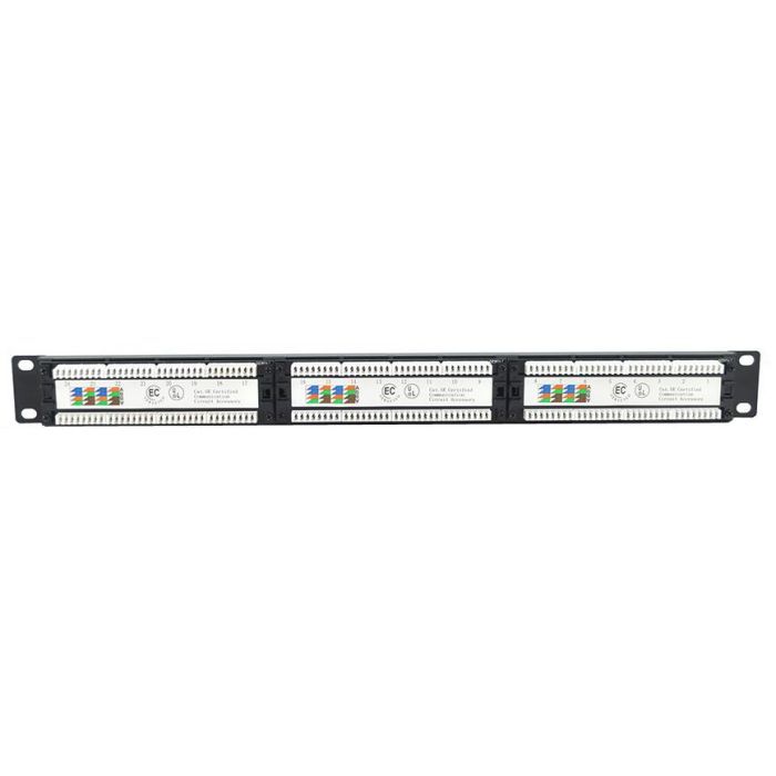 Патч-панель Ritar 19" 24 порта UTP cat.5e с менеджментом кабеля (07514) зображення 2