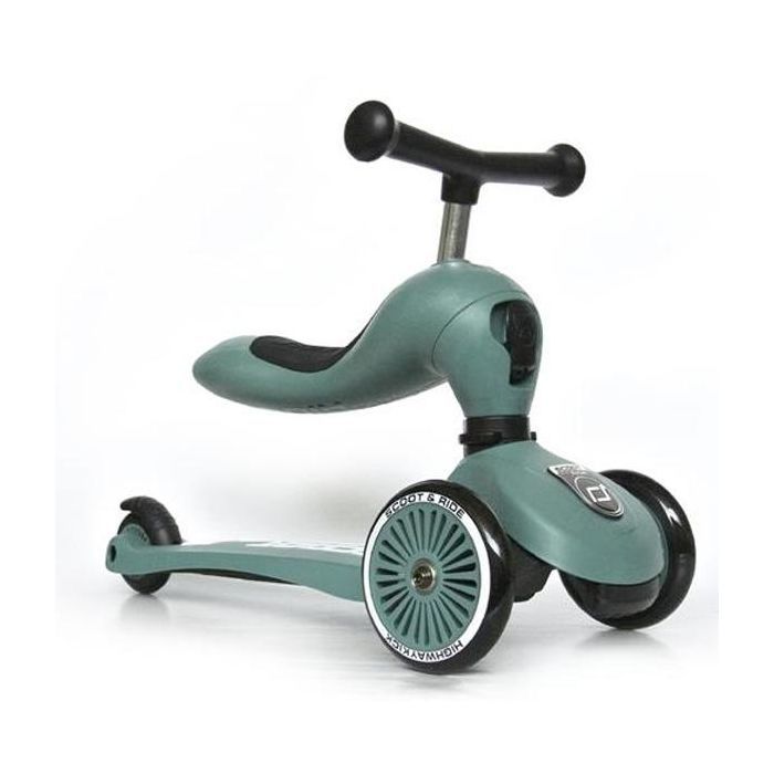 Самокат Scoot&Ride Highwaykick-1 Сіро-зелений (SR-160629-FOREST)