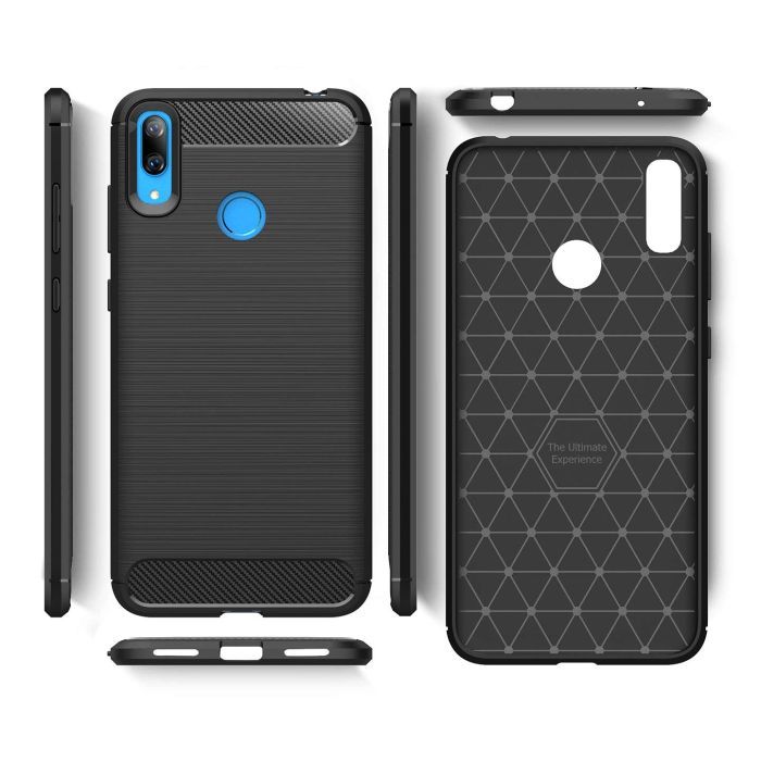 Чехол для мобильного телефона Laudtec для Huawei Y7 2019 Carbon Fiber (Black) (LT-HY72019B) изображение 4