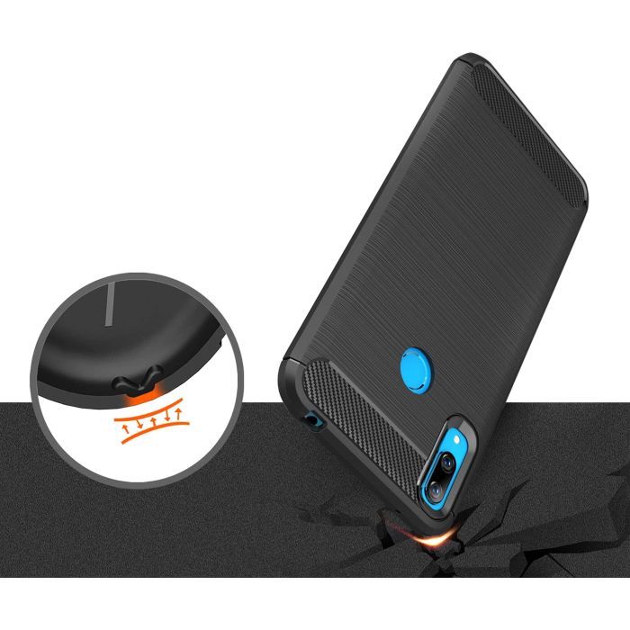 Чехол для мобильного телефона Laudtec для Huawei Y7 2019 Carbon Fiber (Black) (LT-HY72019B) изображение 7