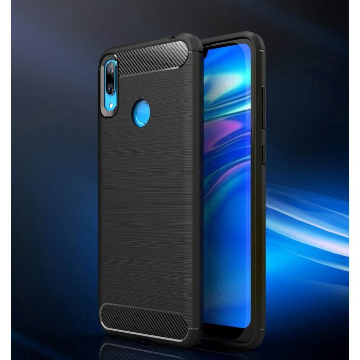 Чехол для мобильного телефона Laudtec для Huawei Y7 2019 Carbon Fiber (Black) (LT-HY72019B) изображение 9