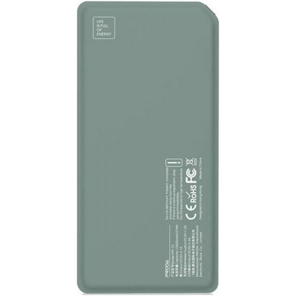 Батарея универсальная Remax Proda Chicon Wireless 10000mAh green+black (PPP-33-GREEN+BLACK) изображение 2