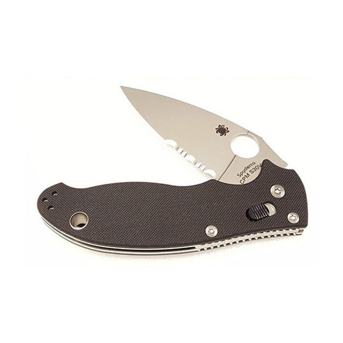 Ніж Spyderco Manix 2, S30V, полусеррейтор (C101GPS2) зображення 2 Ніж Spyderco Manix 2, S30V, полусеррейтор (C101GPS2) зображення 2