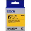 Стрічка для принтера етикеток Epson LK2YBP (C53S652002)