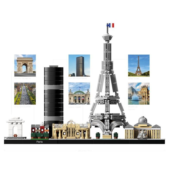 Конструктор LEGO Architecture Париж 649 деталей (21044) зображення 3
