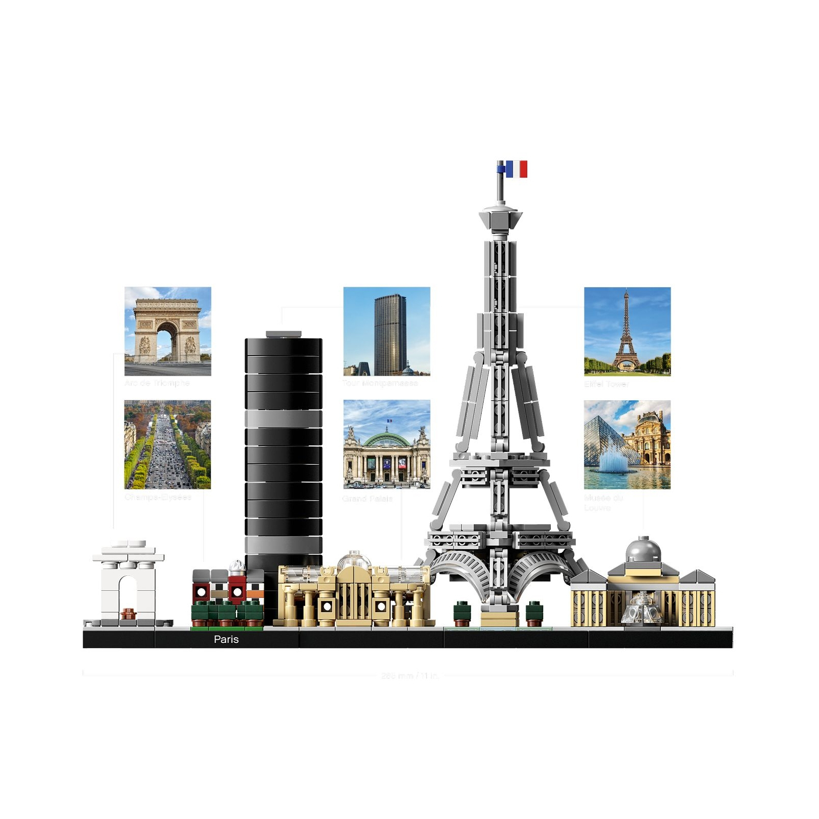 Конструктор LEGO Architecture Париж 649 деталей (21044) зображення 3