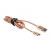 Дата кабель USB 2.0 Micro 5P to AM Cablexpert (CCPB-M-USB-08G) зображення 2