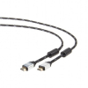 Кабель мультимедійний HDMI to HDMI 3.0m Cablexpert (CCPB-HDMIL-3M) зображення 2