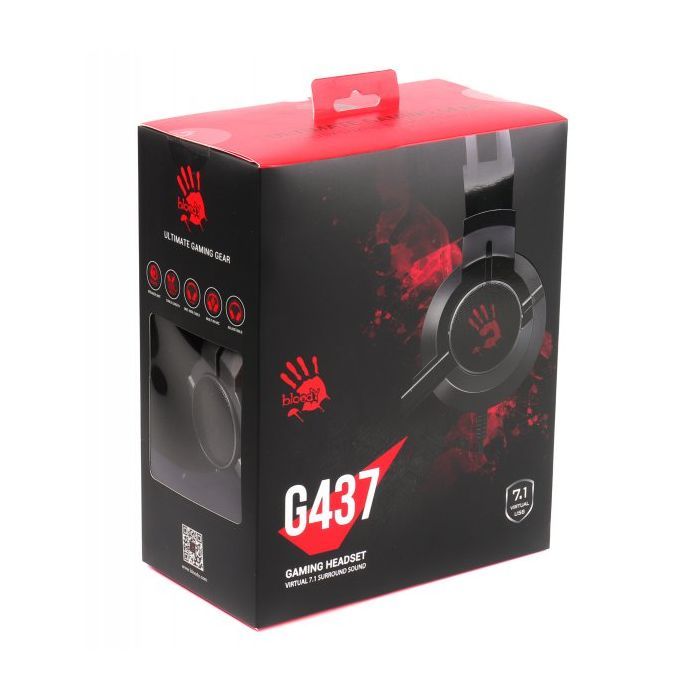 Навушники A4Tech G437 Bloody Black зображення 4