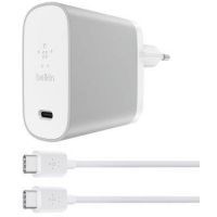 Зарядное устройство Belkin USB-C , PD Silver (F7U010VF06-SLV)