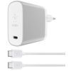 Зарядное устройство Belkin USB-C , PD Silver (F7U010VF06-SLV)