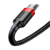 Дата кабель USB 2.0 AM to Micro 5P 1.0m Cafule 2.4A red+black Baseus (CAMKLF-B91) зображення 2