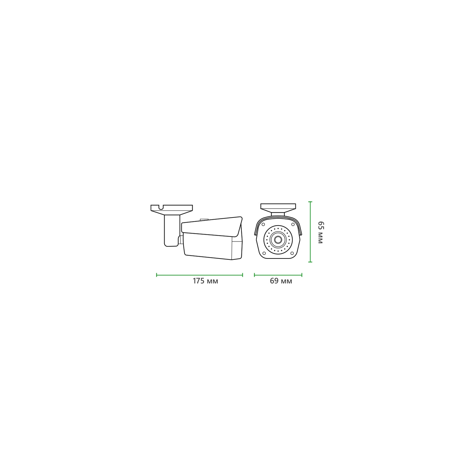 Комплект відеоспостереження Greenvision GV-IP-K-S31/04 1080P (9420) зображення 6