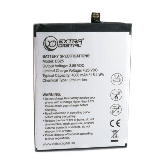 Аккумуляторная батарея Extradigital Meizu M3 Max 4000 mAh (BMM6464)