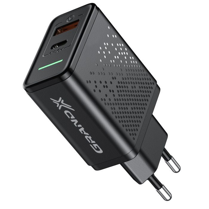 Зарядное устройство Grand-X Fast Сharge 6-в-1 PD 3.0, QС3.0, AFC,SCP,FCP,VOOC 1USB+1Type (CH-880) изображение 3