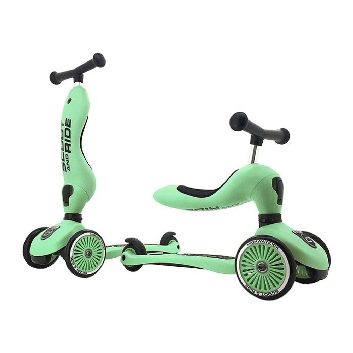 Самокат Scoot&Ride Highwaykick-1 Сіро-зелений (SR-160629-FOREST) зображення 3