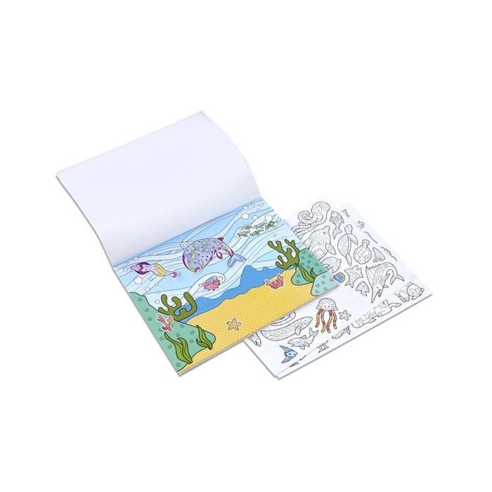 Набір для творчості Melissa&Doug Набір розмальовок-наліпок Тварини (MD9468) зображення 2
