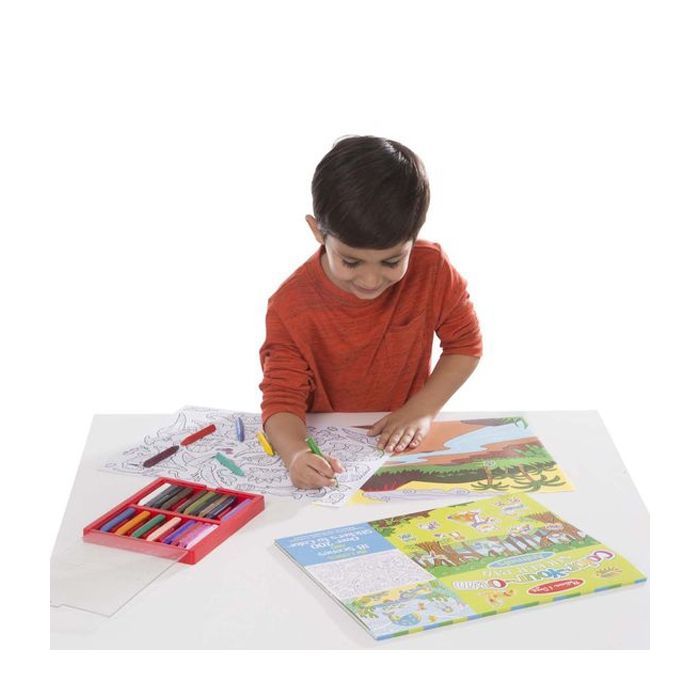 Набір для творчості Melissa&Doug Набір розмальовок-наліпок Тварини (MD9468) зображення 4
