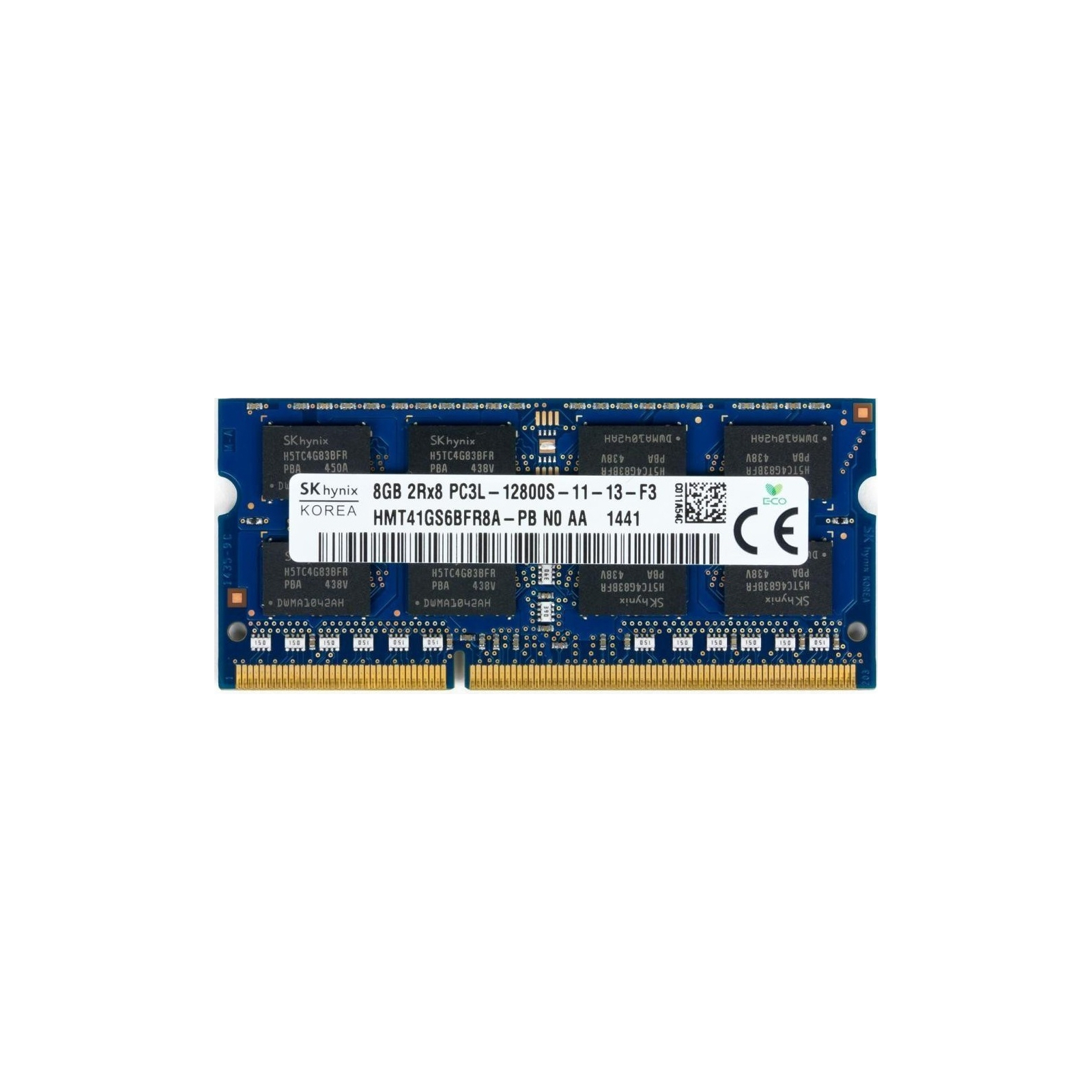 Модуль пам'яті для ноутбука SoDIMM DDR3L 8GB 1600 MHz OEM Hynix (HMT41GS6BFR8A-PB)